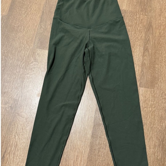 aerie Pants - Aerie Offline Real Me Xtra 7/8 High Rise Leggings Ribbed Green Athletic Size S